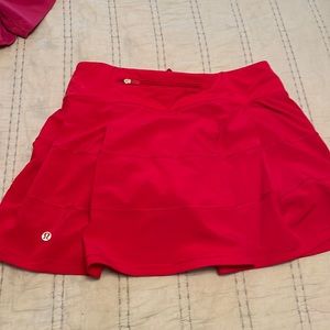 Lululemon skort, red, size 6